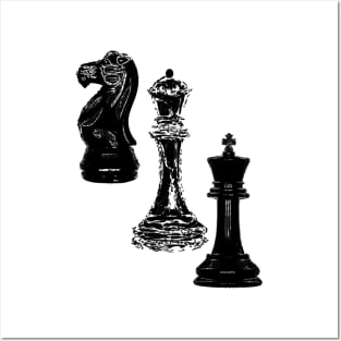 Chess set design Posters and Art